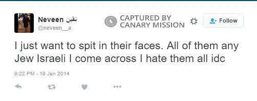 Neveen Ayesh, Twitter - Jan 19, 2014