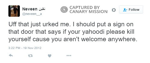 Neveen Ayesh Twitter Nov 19 2012