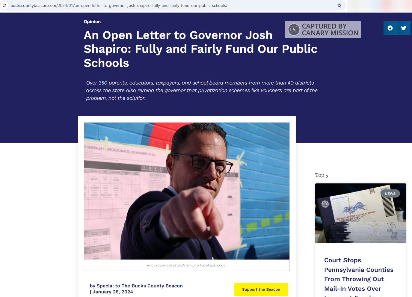 Nick Bernardini, buckscountybeacon.com - Jan 28, 2024