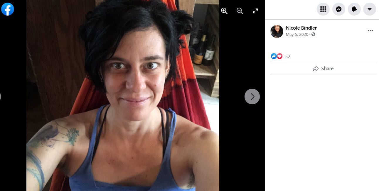 Nicole Bindler, Facebook - May 5, 2020