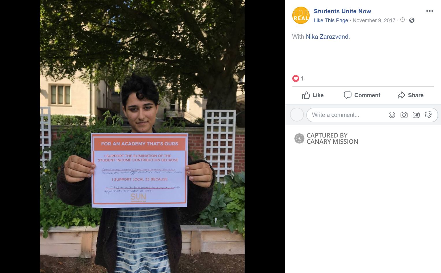 Nika Zarazvand, Facebook - Nov 9, 2017