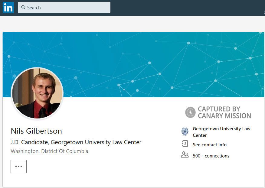 Nils Gilbertson, LinkedIn - Aug 16, 2018