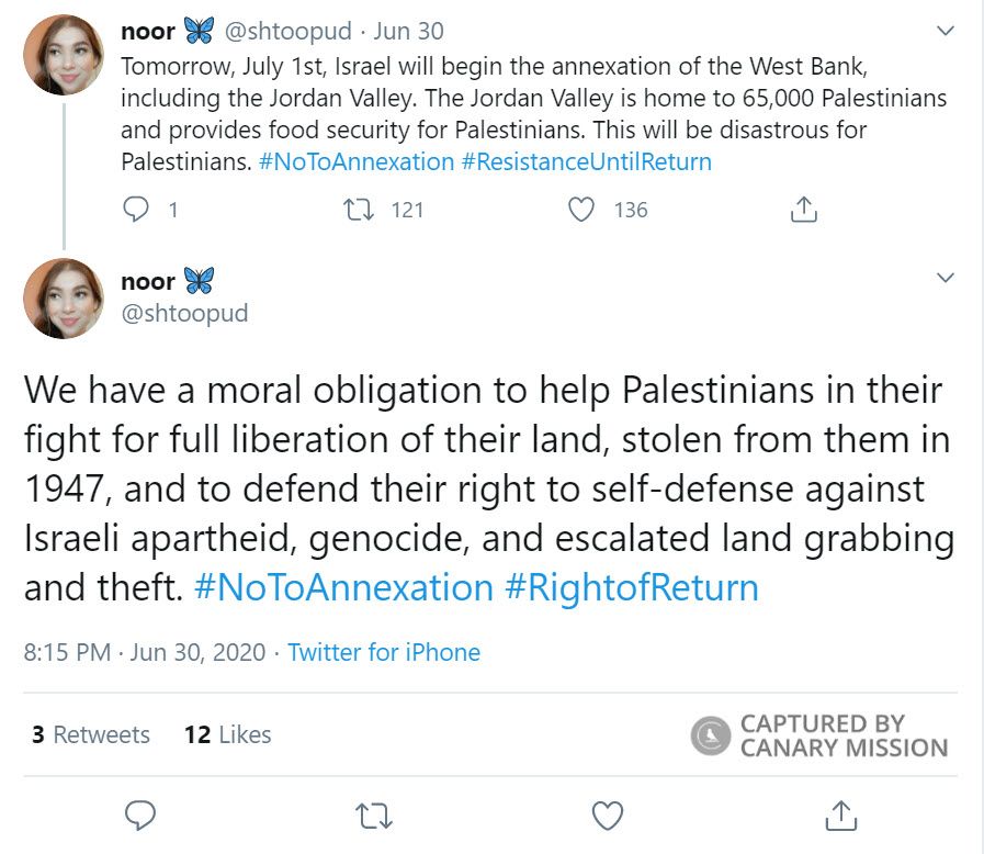Noor Hejja, Twitter - Jun 30, 2020