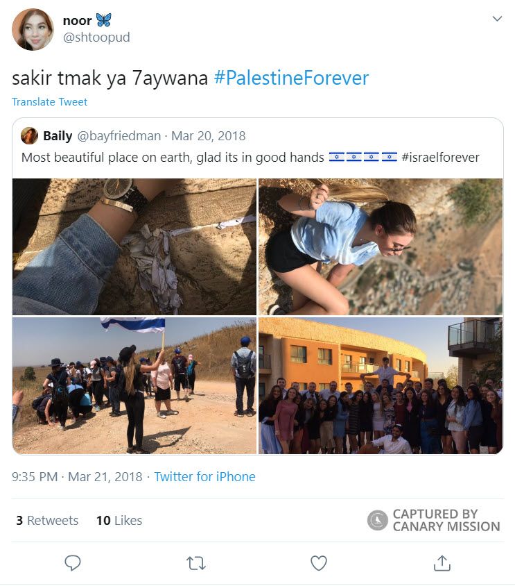 Noor Hejja, Twitter - Mar 21, 2018