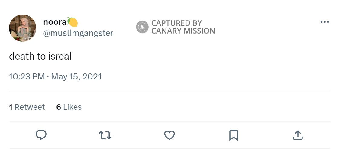 Noora Aldulaimi, Twitter - May 15, 2021