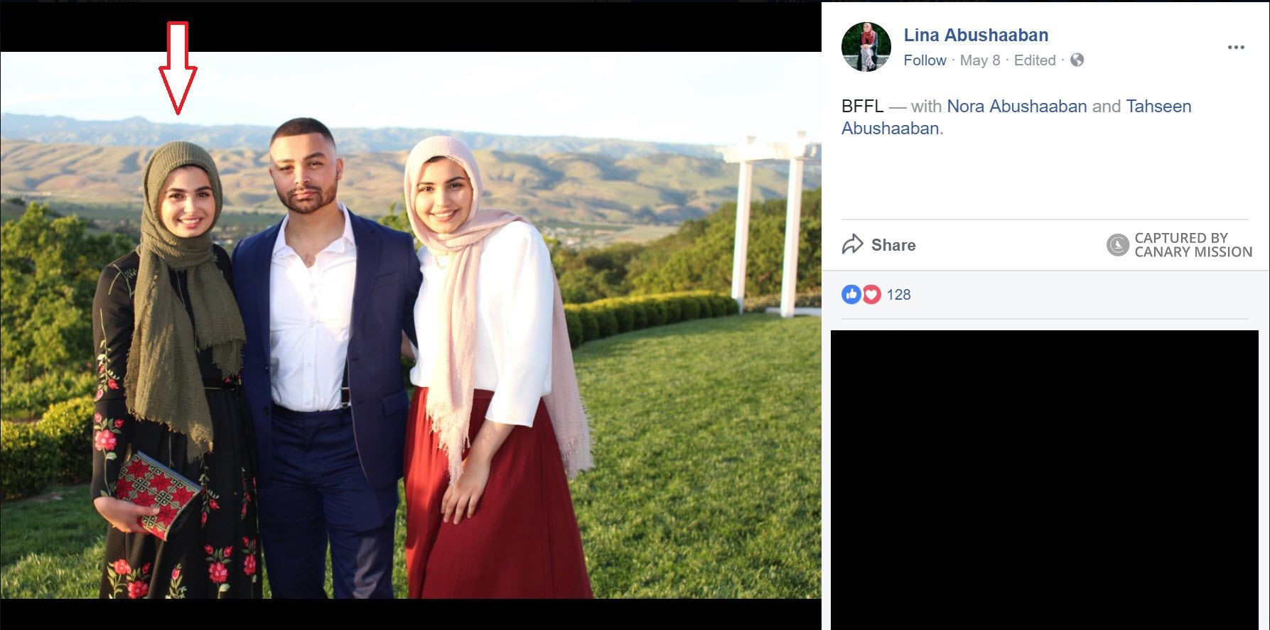 Nora Abushaaban, Facebook - May 8, 2017