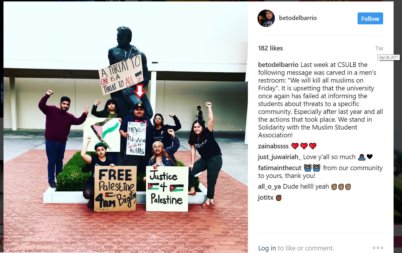 Norberto Lopez, Instagram - 26 Apr 2017