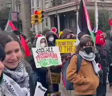 Olivia Backal Baliks protest appearance In the Spirit of MLK End Racism Militarism Capitalism NOW 3