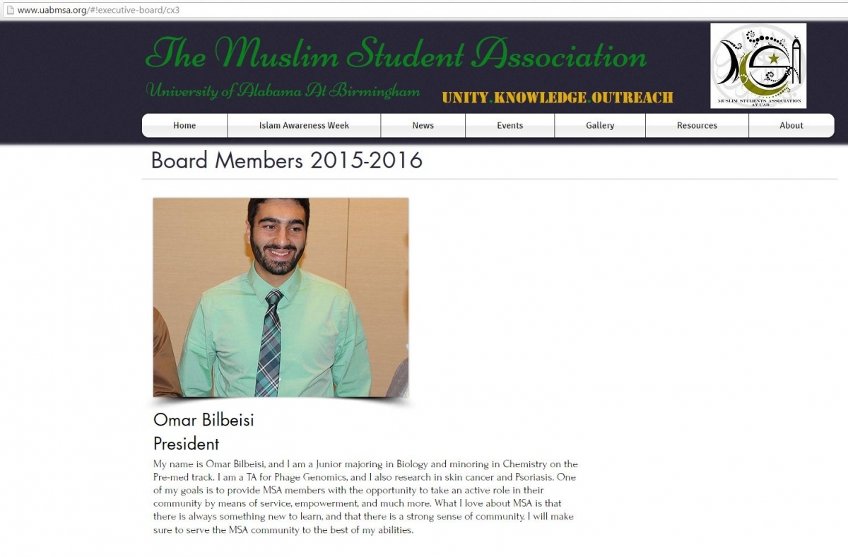 Omar Bilbeisi, uabmsa.org - 3 Aug 2016