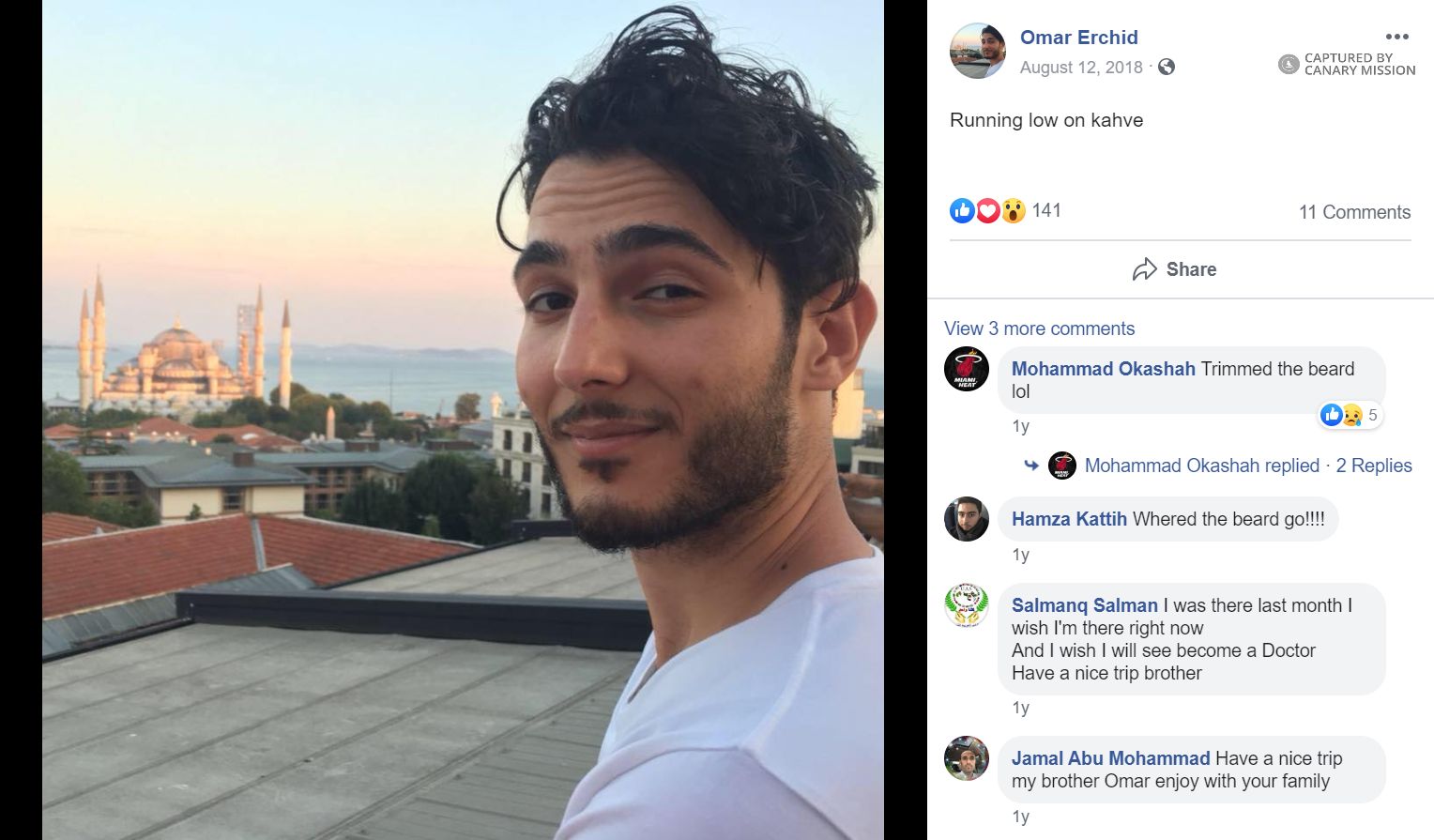 Omar Erchid, Facebook - Aug 12, 2018