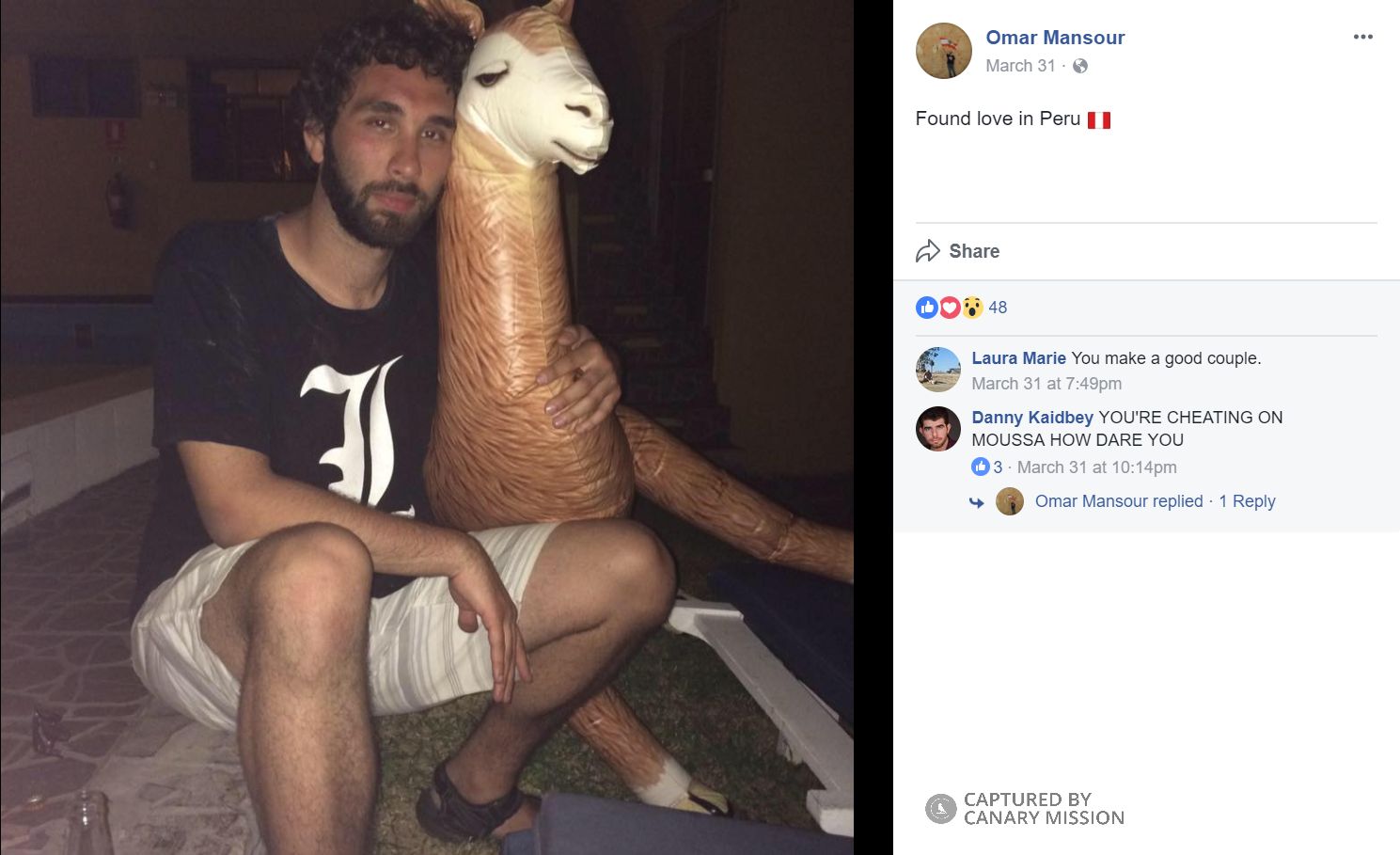 Omar Mansour, Facebook - Mar 31, 2017