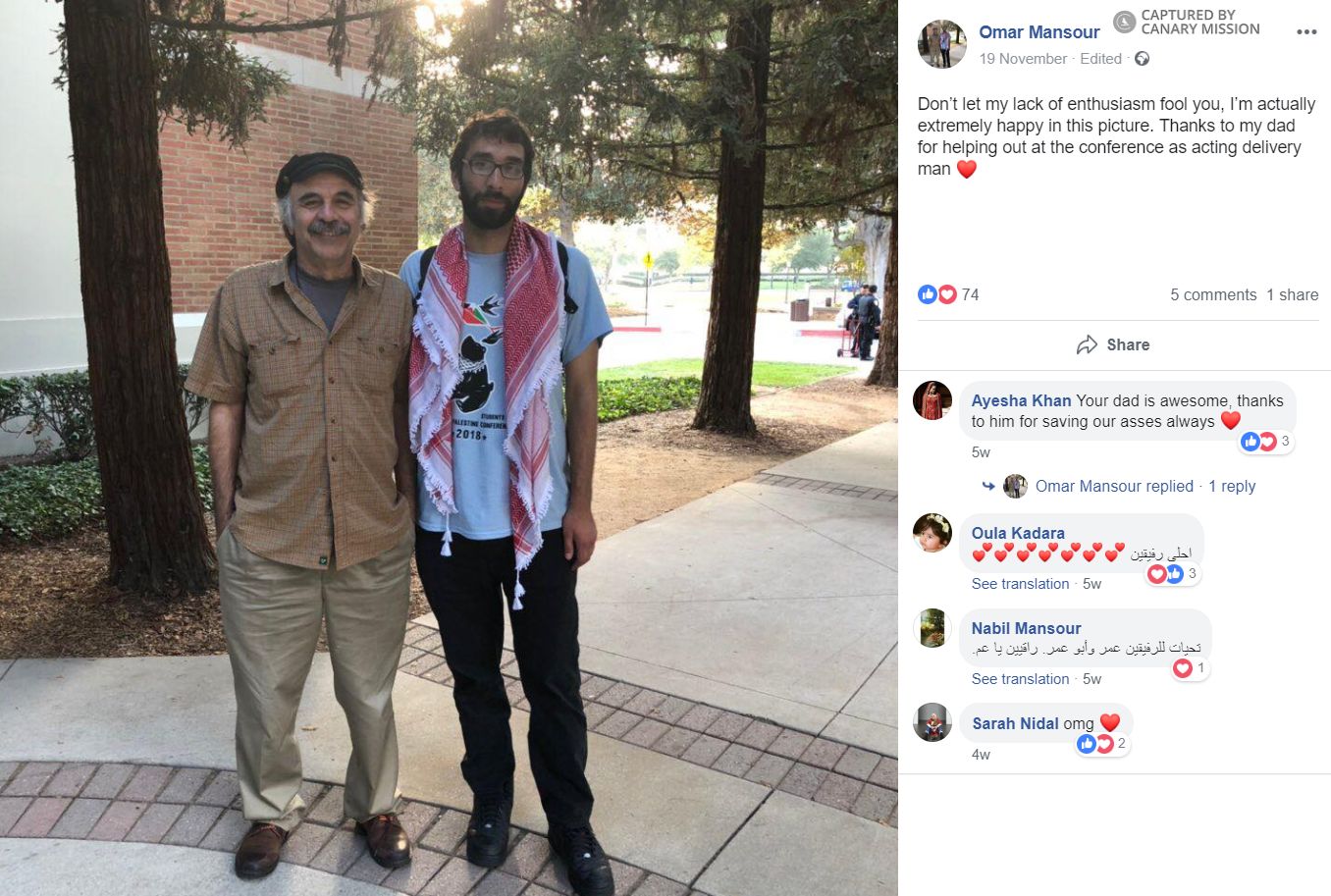 Omar Mansour, Facebook - Nov 19, 2018