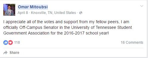 Omar Mitoubsi, Facebook - 8 Apr 2016