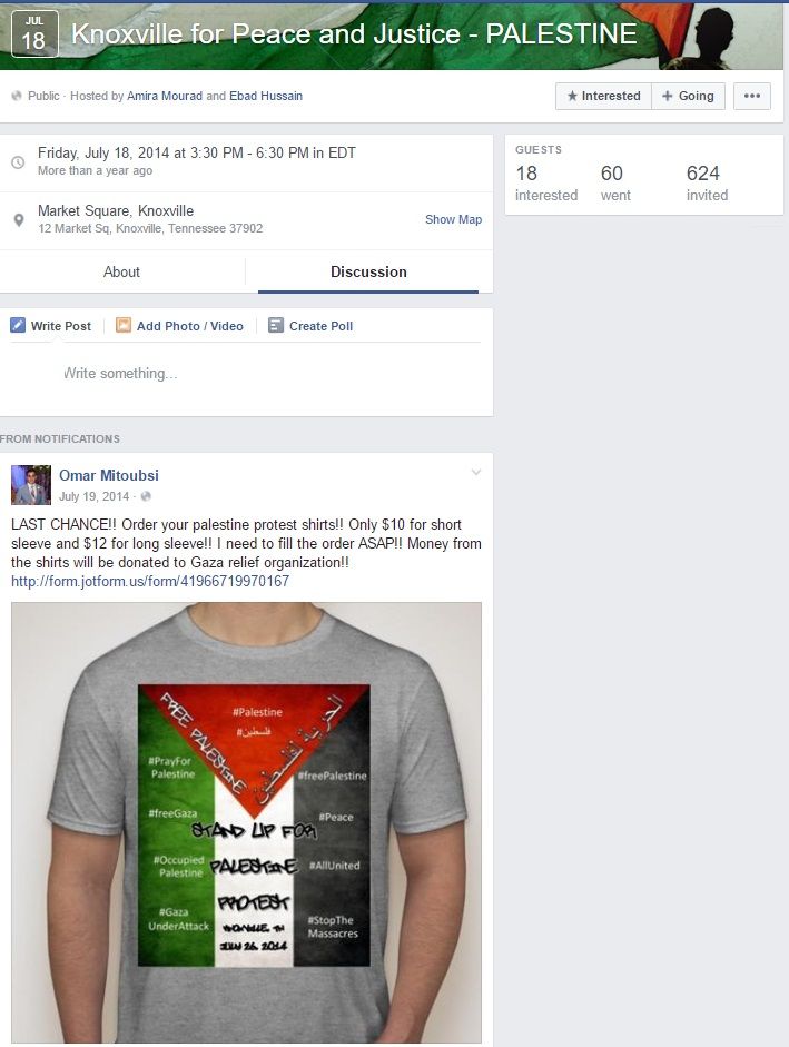 Omar Mitoubsi, Facebook - 19 Jul 2014