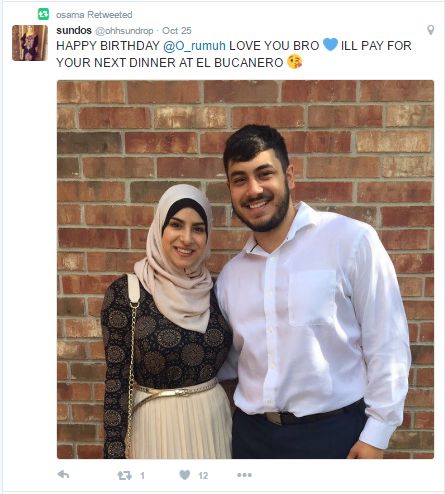 Osama Aburumuh, Twitter - 25 Oct 2016