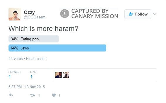 Osama Qasem, Twitter - Nov 13, 2015