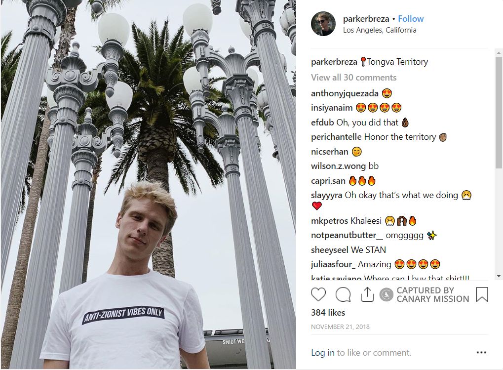 Parker Breza, Instagram - Nov 21, 2018