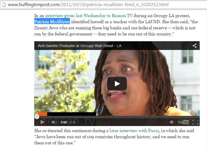 Patricia McAllister, huffingtonpost.com - 19 Oct 2011