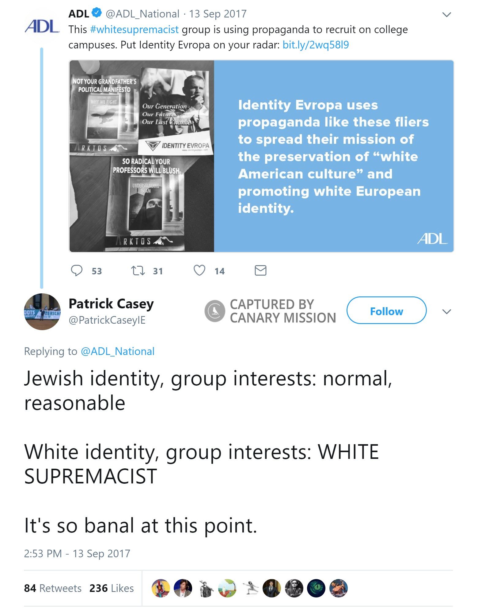 Patrick Casey, Twitter - Sep 13, 2017