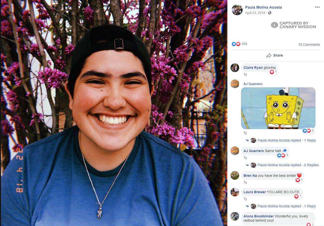 Paula Molina Acosta, Facebook - Apr 23, 2018