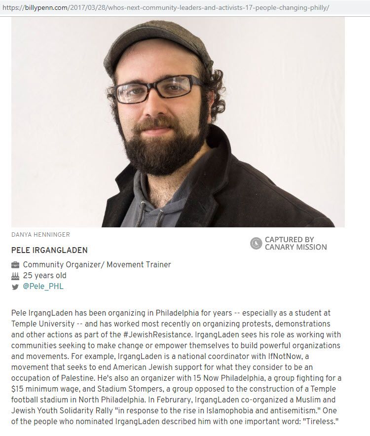 Pele IrgangLaden, billypenn.com - Mar 28, 2017