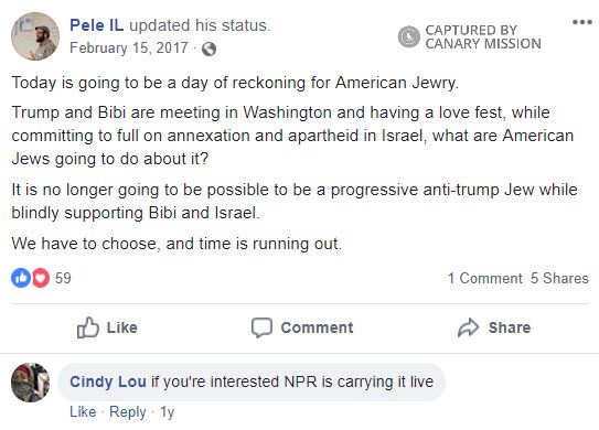 Pele IrgangLaden, Facebook - Feb 15, 2017