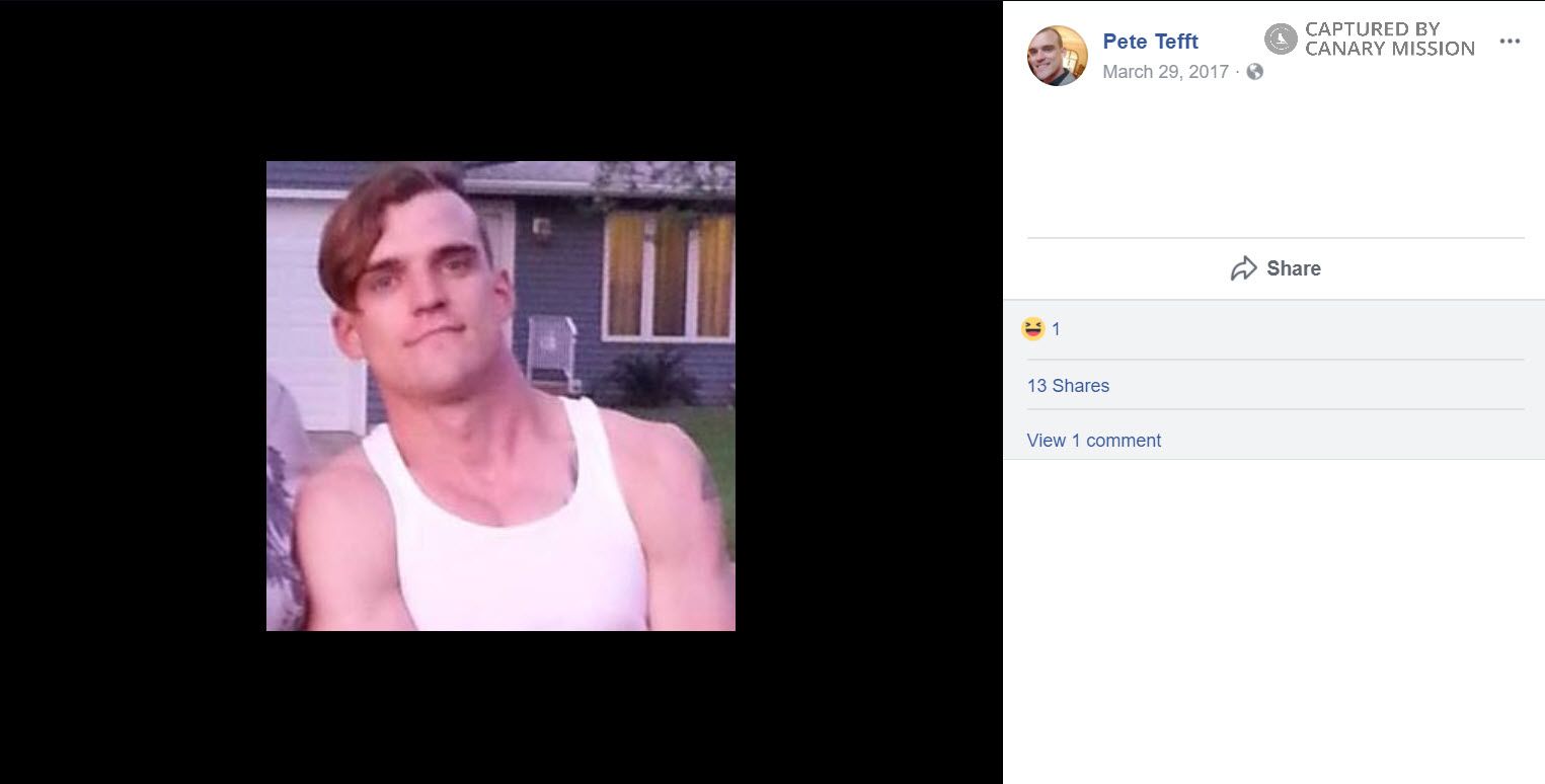 Peter Tefft, Facebook - Mar 29, 2017