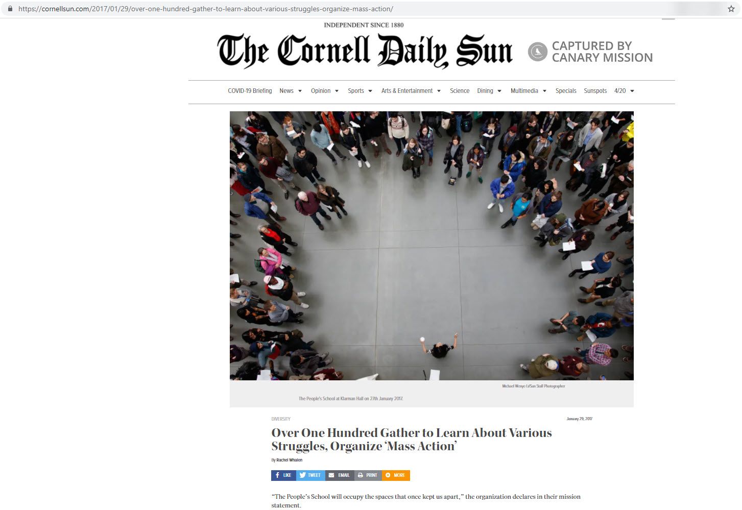 Piragash Swargaloganathan, cornellsun.com - Jan 29, 2017