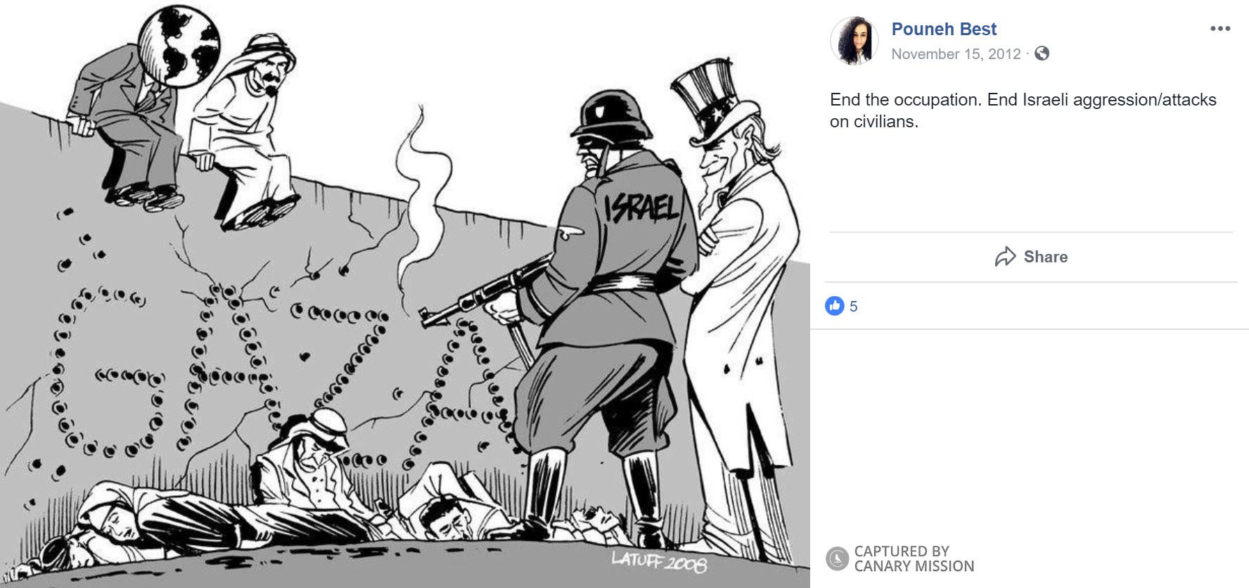 Pouneh Behin, Facebook - Nov 15, 2012