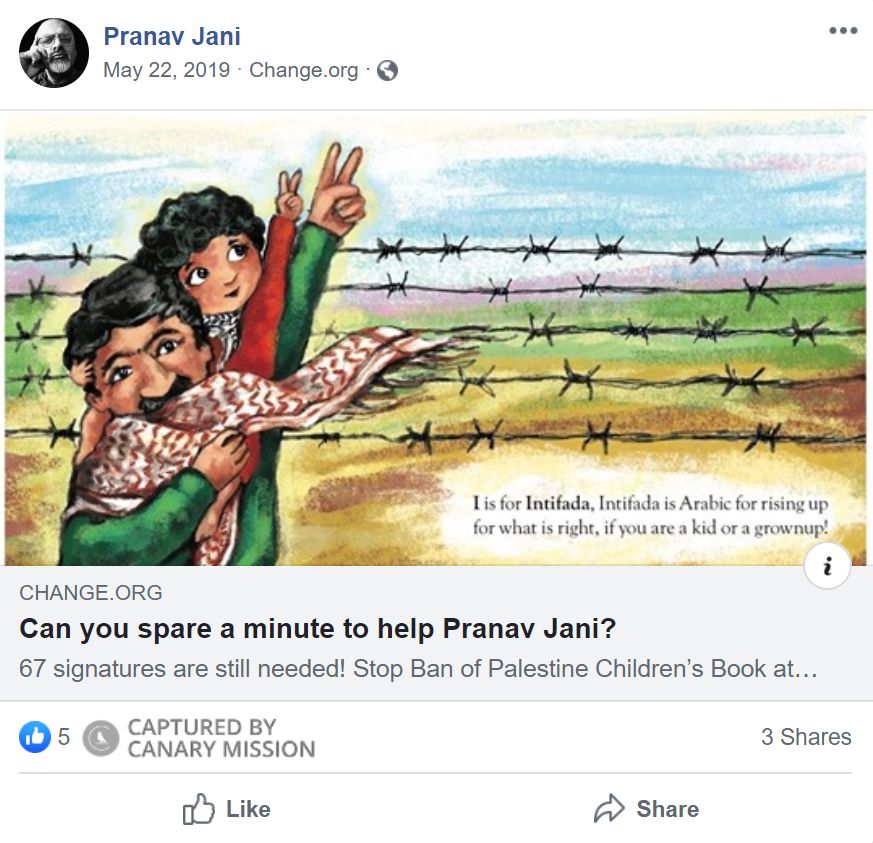 Pranav Jani, Facebook - May 22, 2019