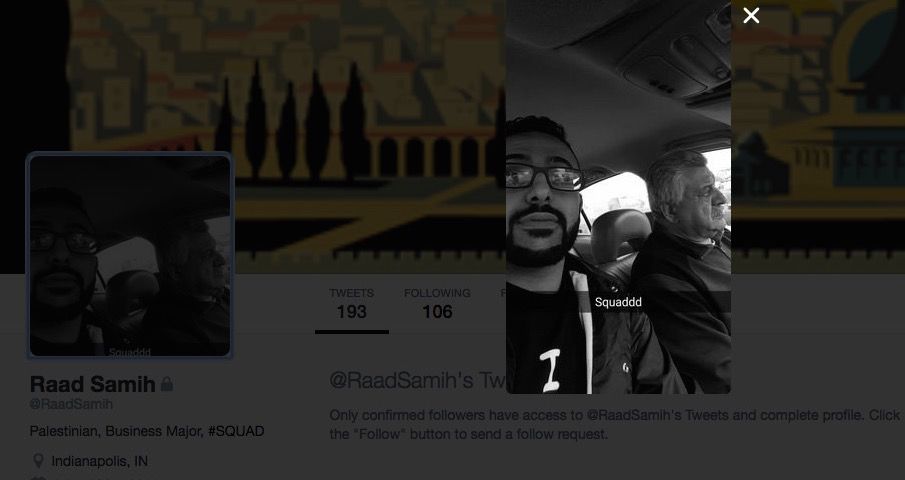 Raad Samih, Twitter - 19 May 2016