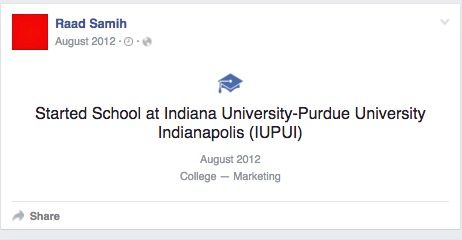 Raad Samih, Facebook - 01 Aug 2012