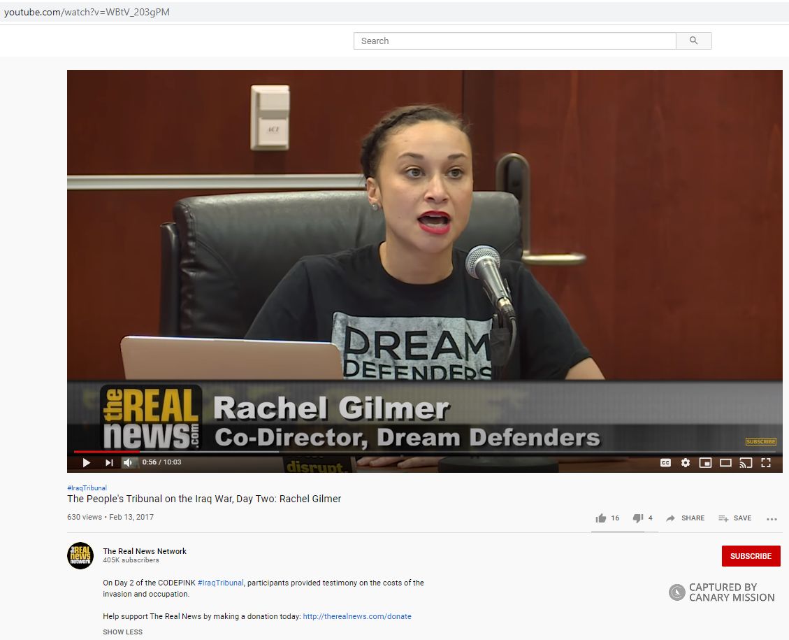 Rachel Gilmer, Youtube - Feb 13, 2017