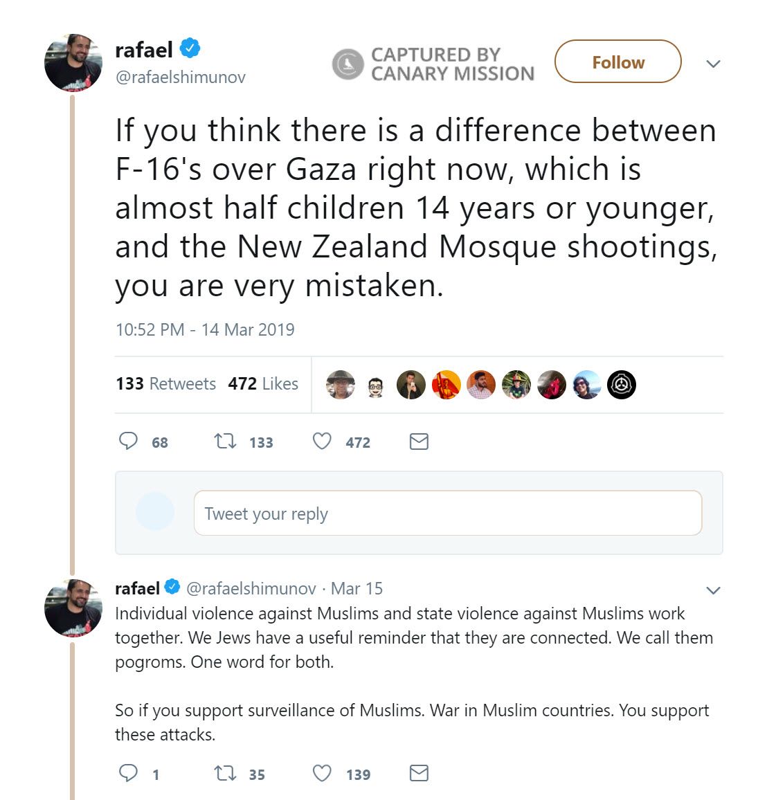 Rafael Shimunov, Facebook - Mar 15, 2019