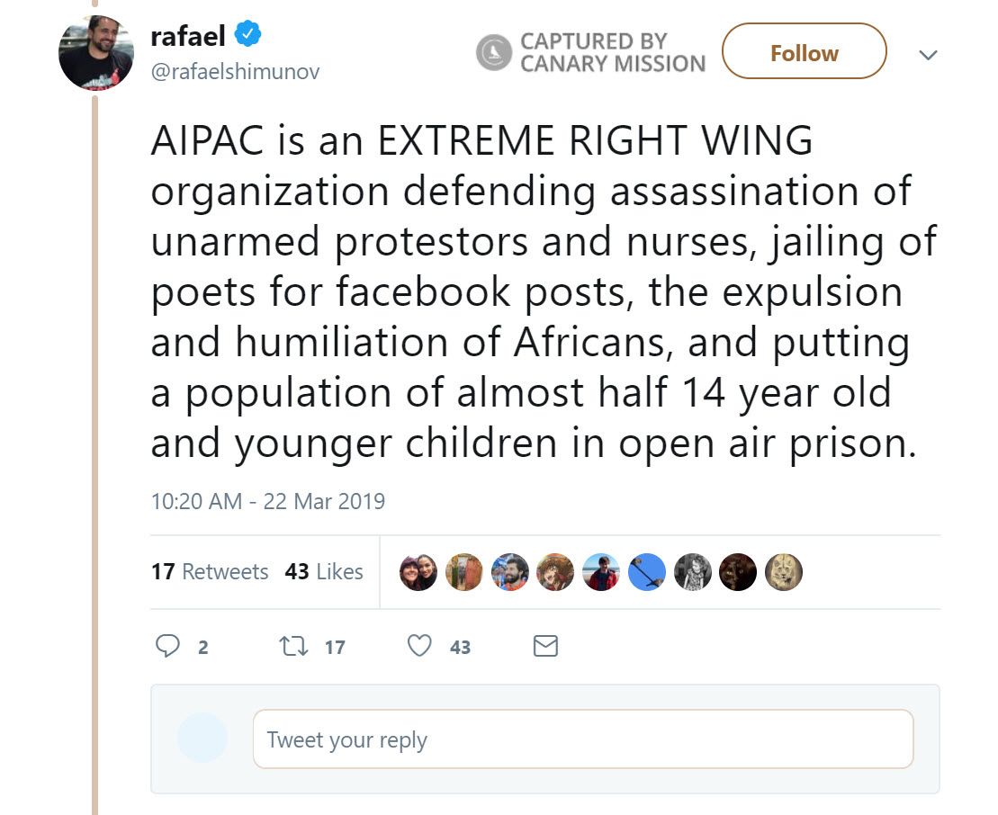 Rafael Shimunov, Facebook - Mar 22, 2019