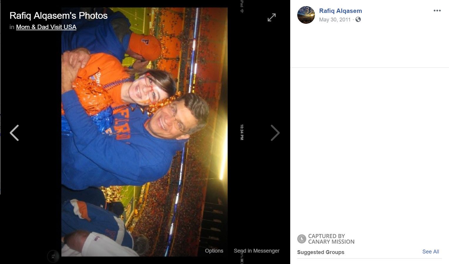 Rafiq Alqasem, Facebook - May 30, 2011