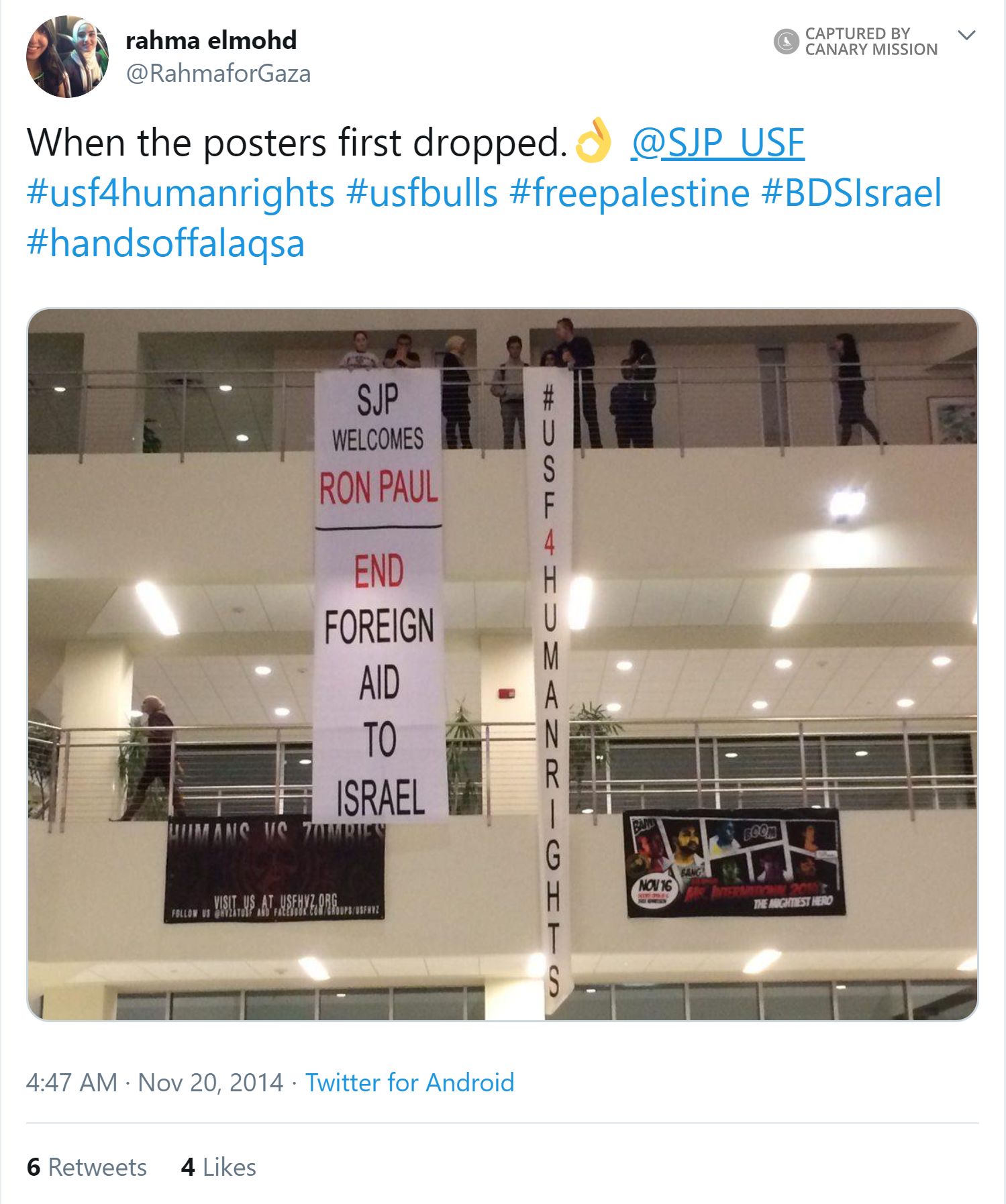 Rahma Elmohd, Twitter - Nov 20, 2014