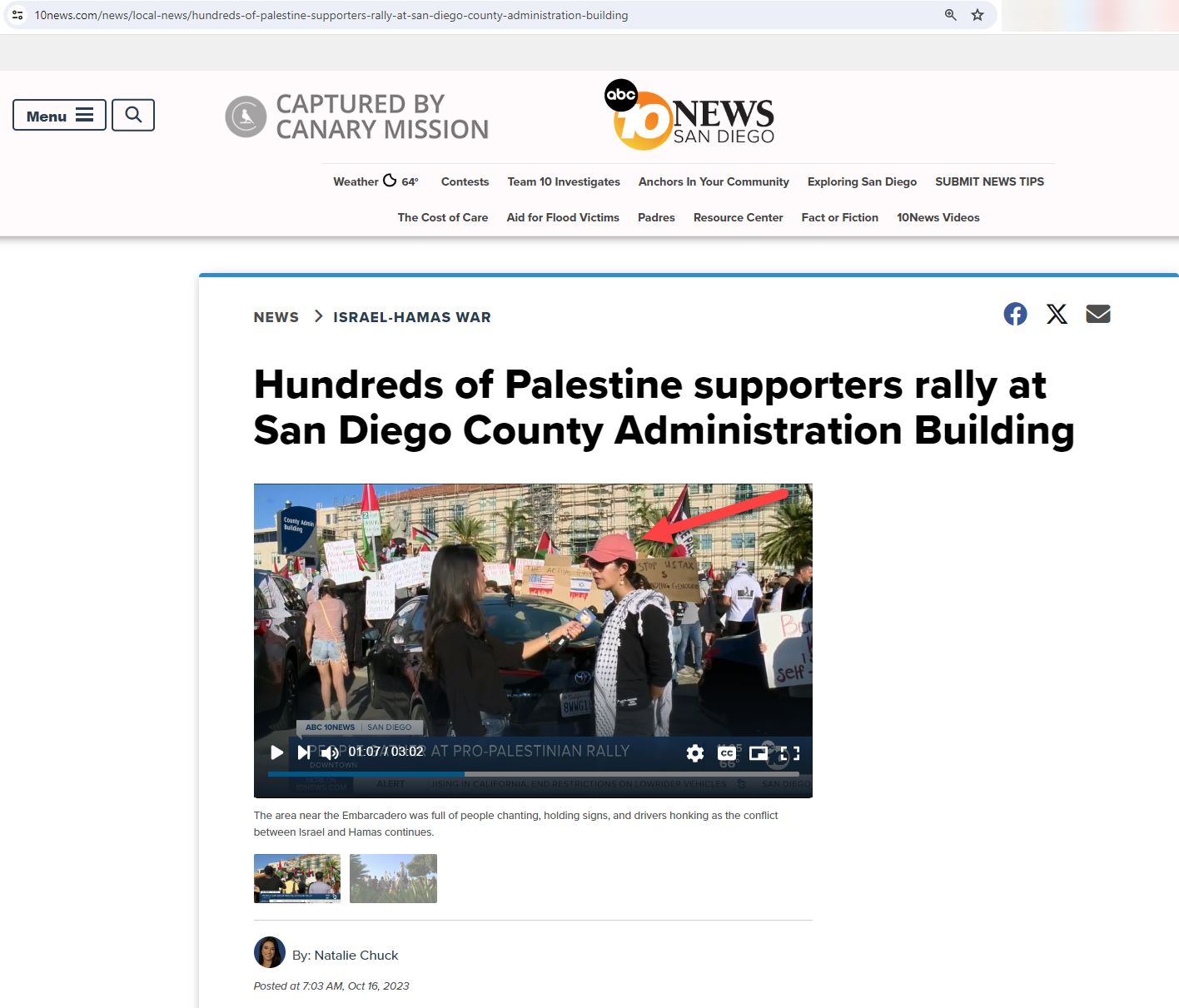 Ramah Awad, 10news.com - Oct 16, 2023