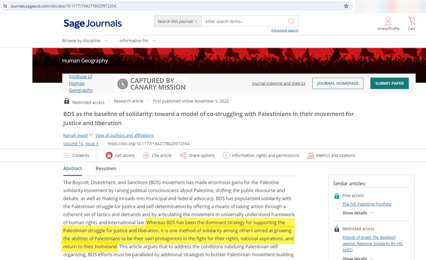 Ramah Awad, journals.sagepub.com - Nov 5, 2020