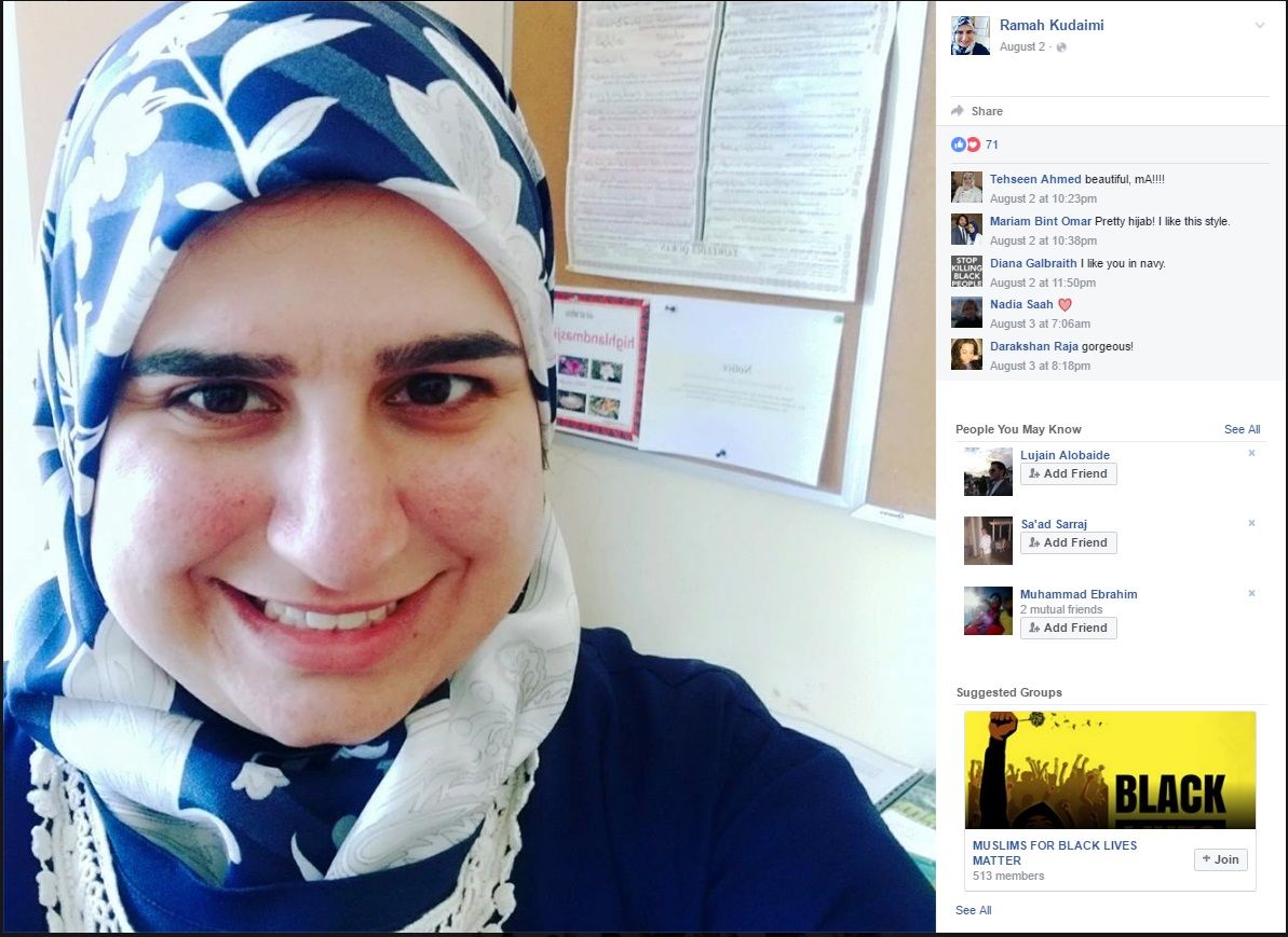 Ramah Kudaimi, Facebook - 2 Aug 2016