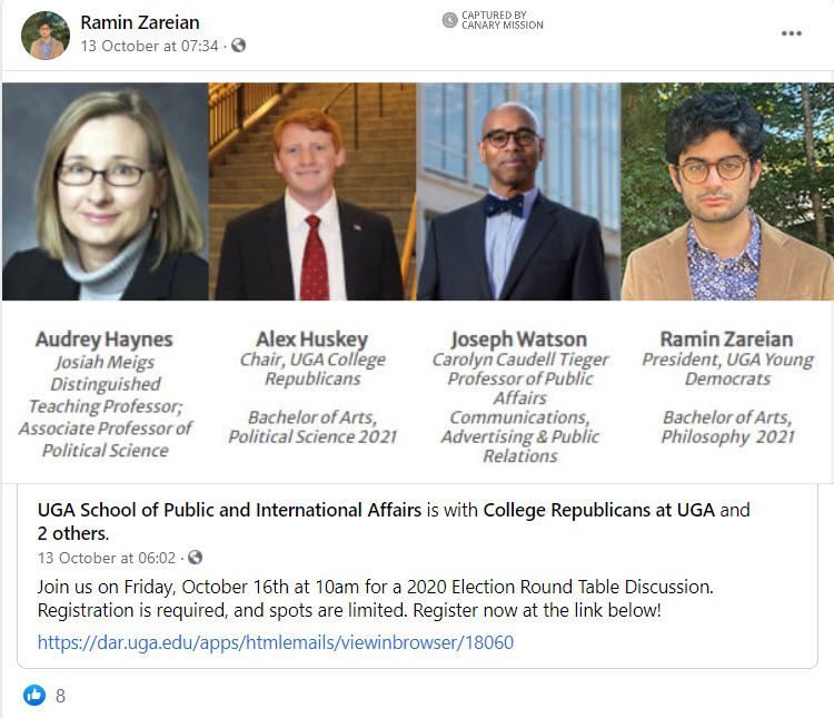 Ramin Zareian, Facebook - Oct 13, 2020