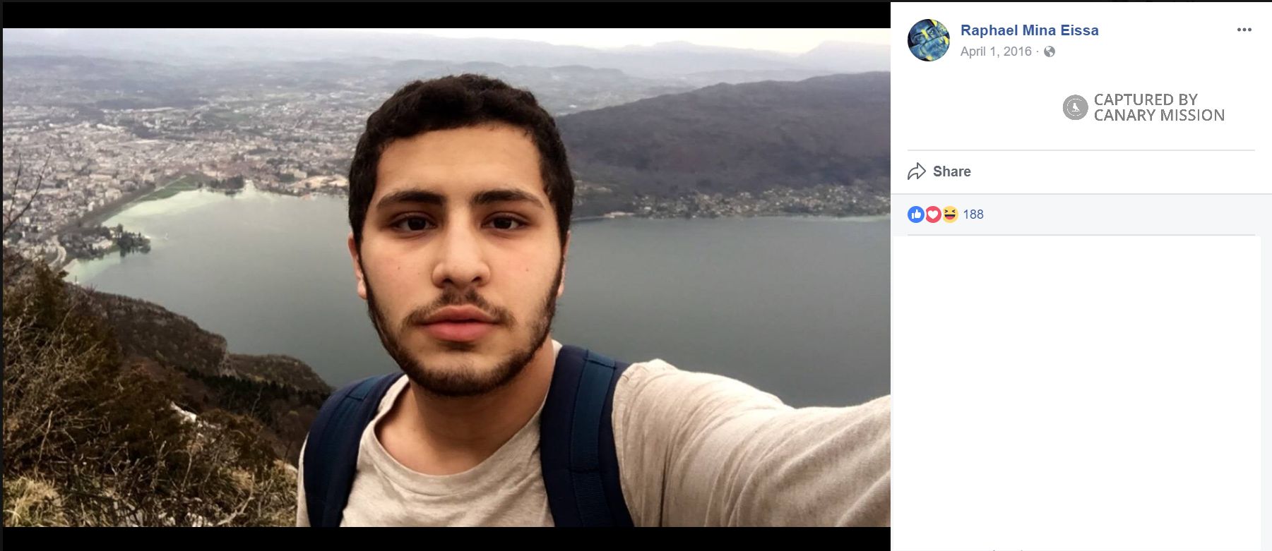 Raphael Eissa, Facebook - Apr 1, 2016