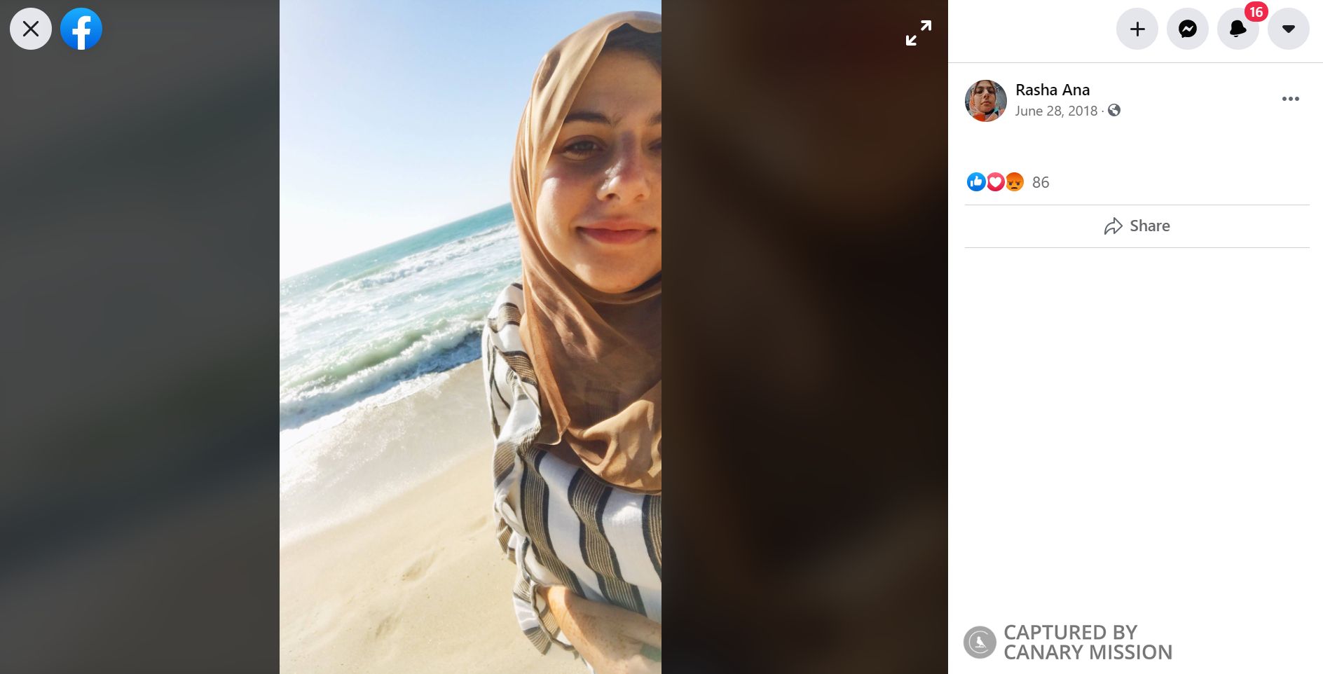 Rasha Anayah, Facebook - Jun 28, 2018