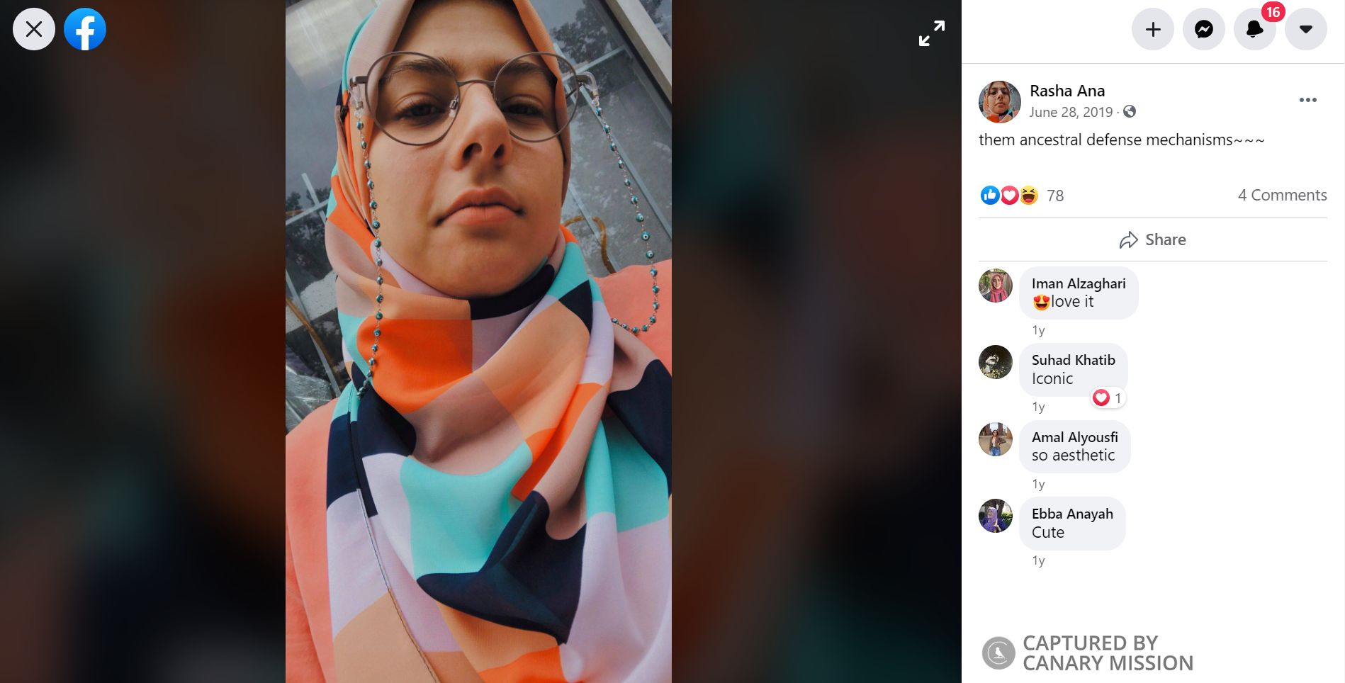 Rasha Anayah, Facebook - Jun 28, 2019