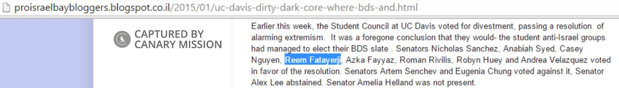Reem Fatayerji, proisraelbaybloggers.blogspot - Jan 22, 2015