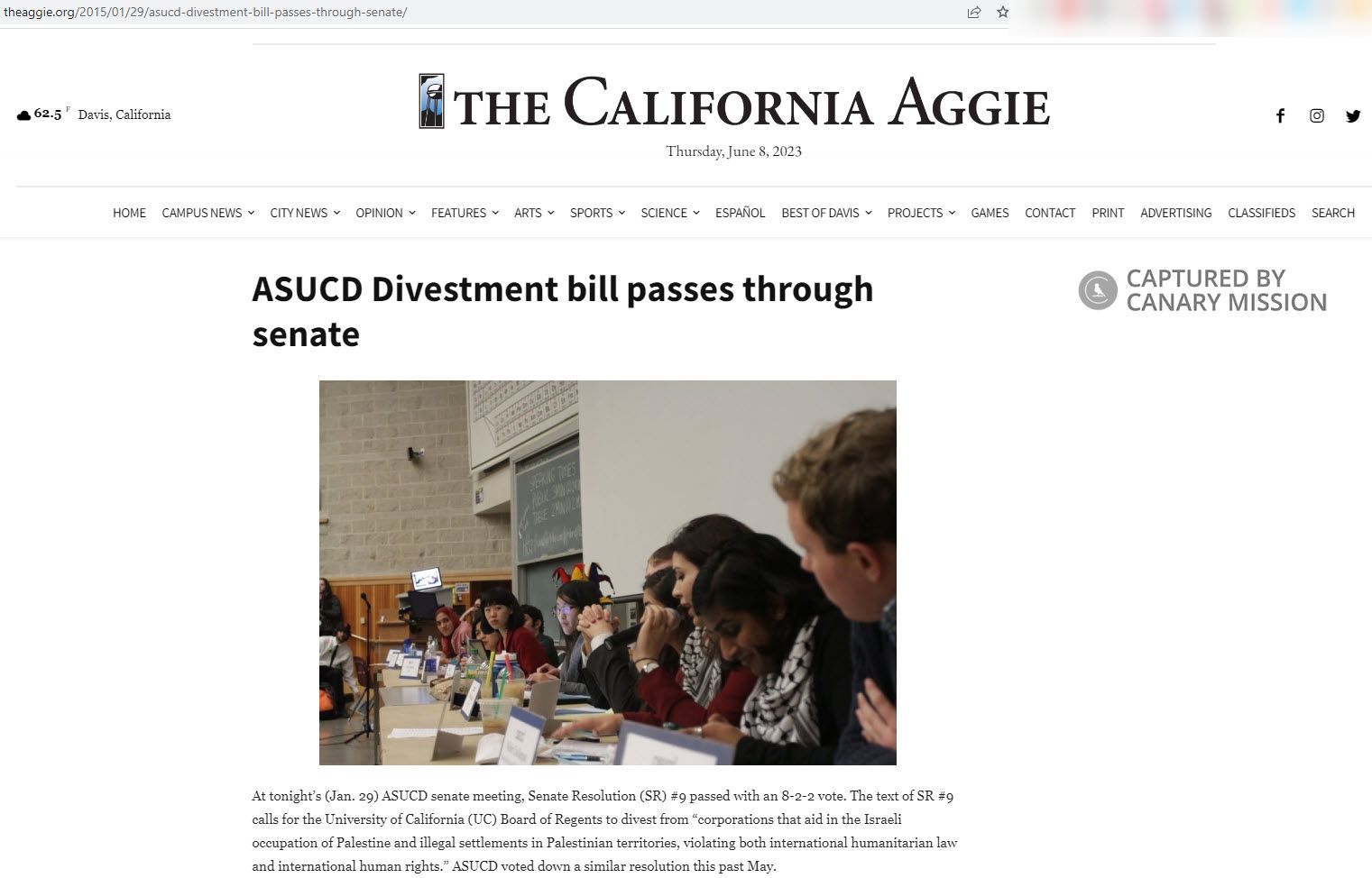 Reem Fatayerji, theaggie.org - Jan 29, 2015