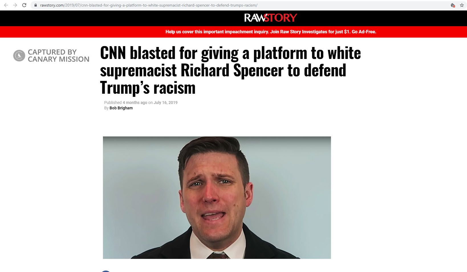 Richard Spencer, rawstory.com - Jul 16, 2019