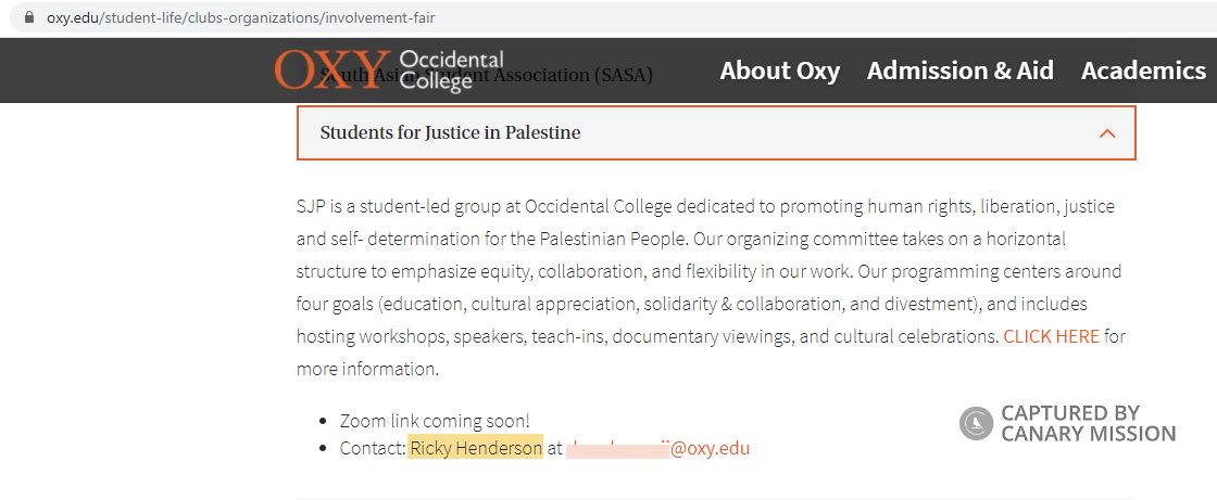 Ricky Henderson, oxy.edu - Jan 27, 2021