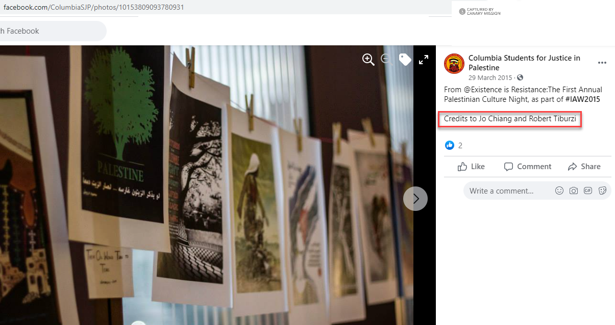 Robert Tiburzi, Facebook - Mar 29, 2015