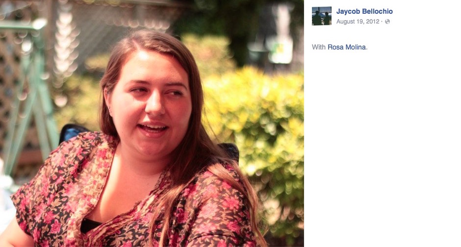 Rosa Lubin-Molina, Facebook - 19 Aug 2012